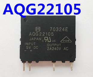 AQG22105 5VDC 2A/240V直插DIP-4 空调冰箱固态继电器光耦 可直拍