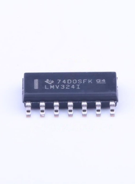 原装 LMV324IDR SOP-14 四通道低功耗轨到轨运算放大器芯片 10个