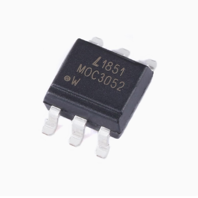 全新原装 MOC3052S-TA1 SMD-6 三端双向可控硅输出光电耦合器芯片