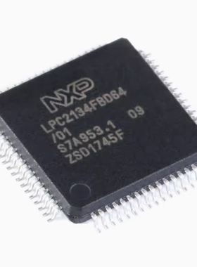 原装正品 贴片 LPC2134FBD64/01,15 LQFP64 60MHz 32位微控制器