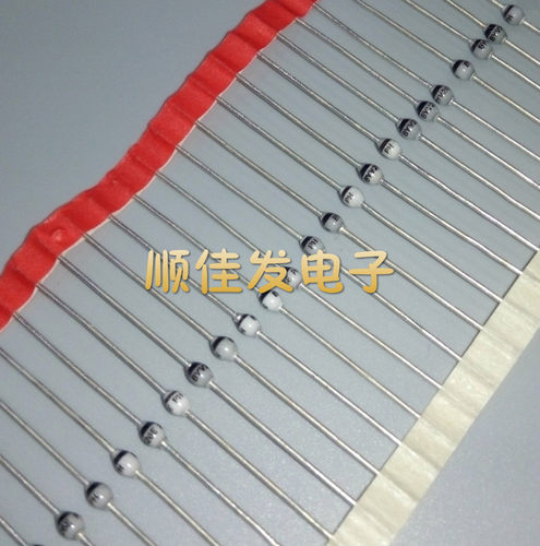 全新进口原装 BYV26E SOD-57直插 1A 1000V 钝化玻璃快恢复二极管