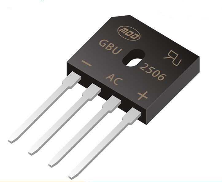 全新 GBU2506 ZIP-4封装 整流桥 25A600V 电磁炉桥堆 可直拍 5个