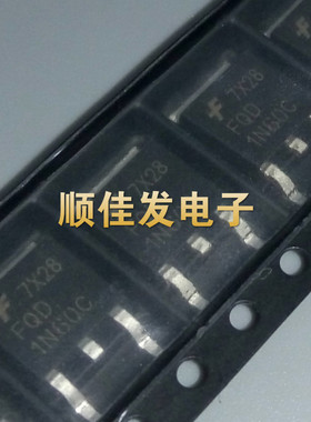 全新 FQD1N60C 1N60C 场效应管MOS 1A 600V TO-252 N沟道 10个