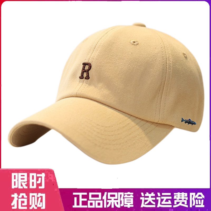 户外帽子韩版四季弯檐遮阳鸭舌帽男女休闲百搭防晒显脸小棒球帽子
