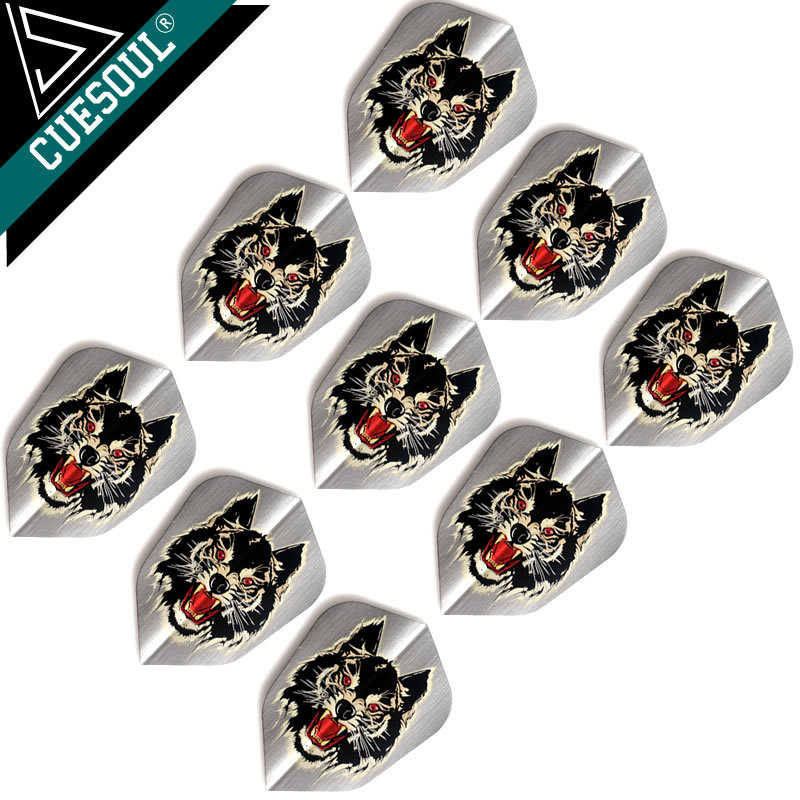 CUESOUL飞镖针尾翼金属PET镖叶飛