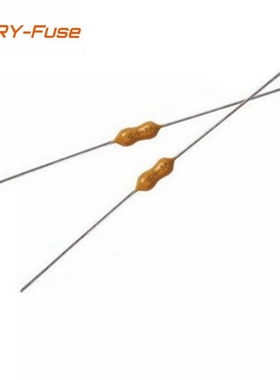 电阻式保险丝250V 125V T0.125A黄色 直插 延迟慢断 代替力特FUSE