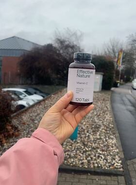 德国直邮代购effectiv nature 维生素c高剂量vc120粒现货