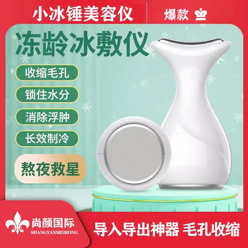 便携式小冰锤降温冰敷美容仪脸部毛孔收缩冰肌仪女生礼物冰敷神器