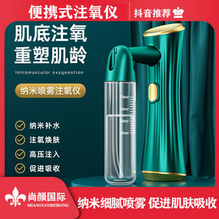 注氧仪高压手持纳米喷雾机家用冷喷充电补水仪脸部加湿神器 便携式