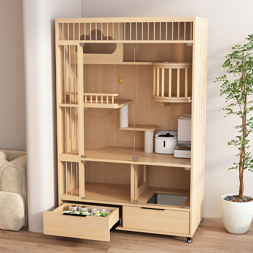 猫别墅带猫厕所一体120*180