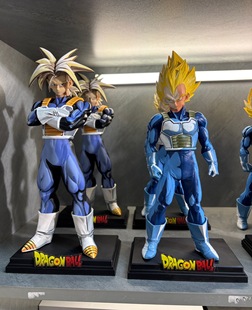 七龙珠漫画色涂装贝吉塔手办GK特兰克斯动漫周边模型摆件礼物