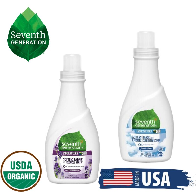 美国进口第七世代Seventh Generation 防静电天然有机衣物柔顺剂