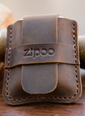 古道打火机包 皮套zippo套 头层牛皮保护套手工真皮复古抽拉定做