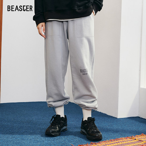 beaster官方小恶魔针织休闲长裤