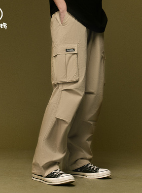BEASTER 官方男女士休闲裤夏季新款直筒美式机能工装裤潮情侣长裤