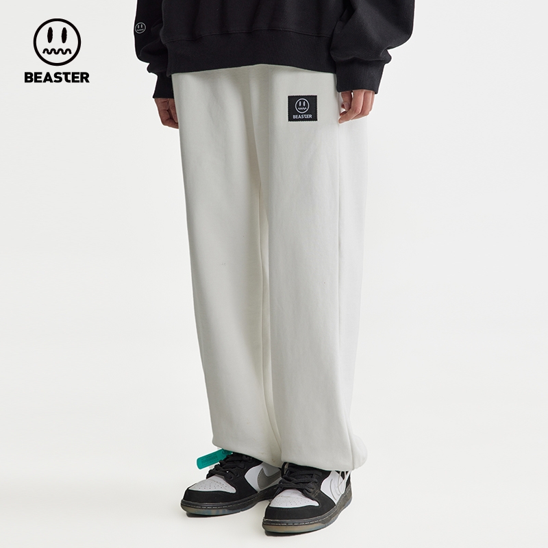 【经典鬼脸系列】beaster官方小恶魔鬼脸潮流卫裤直筒长裤ins港风
