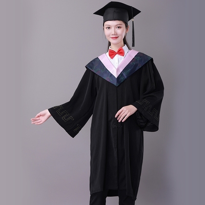 校园长袖学士服硕士服导师服