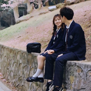 【出租】JK制服情侣DK男生樱花学生日系衬衫写真西装套装租赁