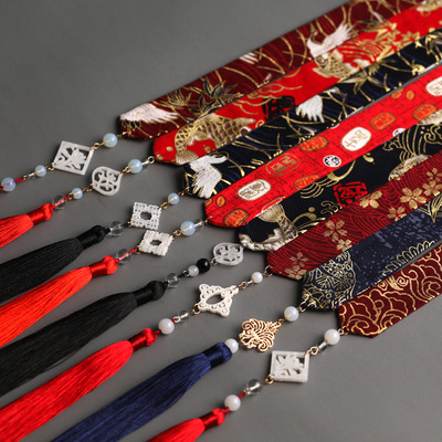 流苏汉服发绳飘带配饰发带