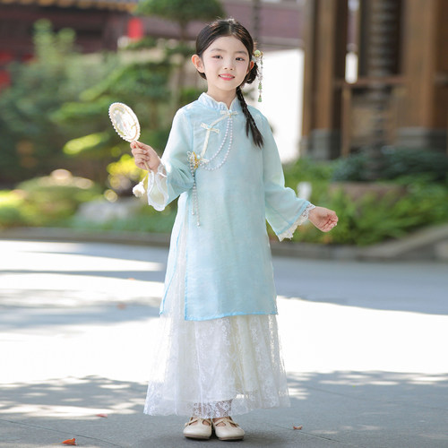 儿童旗袍2026新款春秋女童汉服