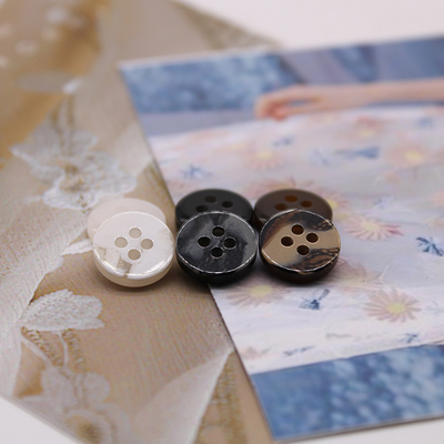 鹏鹏钮扣高档圆形衬衫短袖针织钮扣衬衣扣子男女士polol衫小纽扣