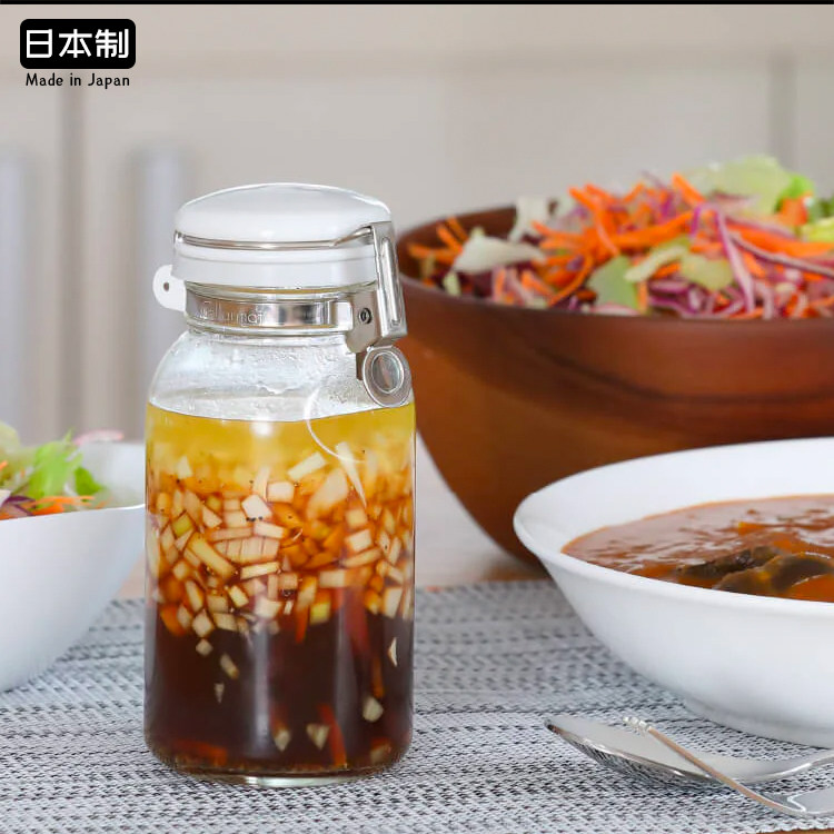 星硝玻璃瓶日本进口密封油瓶调料罐密封罐调料瓶酱油壶姜妍同款