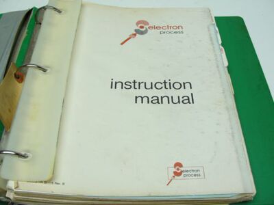 VINTAGE 1970'S SELECTRON ELECTROPLATING INSTRUCTION SERVICE