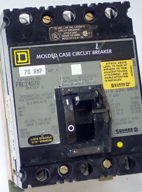 FAL 34070 SQUARE D FAL34070 SER 2 MOLDED CASE THERMAL-MAGNET