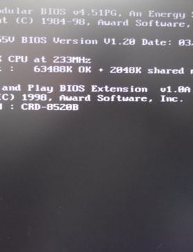 PCA-6155V Rev.A1和233MHz CPU和RAM（无风扇
