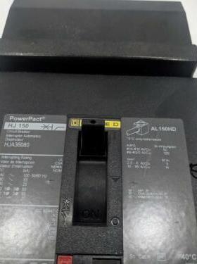 Square D Powerpact Hja36080 3-pole 80a 600v I-Line Disjoncte