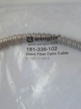 Lichtleiter, Glasfaser Schranke Wenglor 161-338-102, NEU