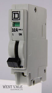 QO132E36 Square D Qwikline - QO-E Mk1 - 32a Type 3 Single Po