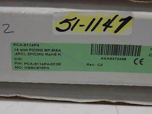 PCA6114P4 ADVANTECH 14 SLOT BACKPLANE PCA-6114P4 NIB