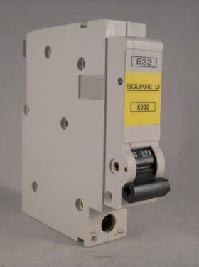 QO132EB6 Square D QOE MCB 32 Amp Single Pole Qwikline Breake