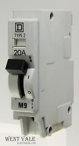 QO120E26 Square D Qwikline - QO-E Mk1 - 20a Type 2 Single Po