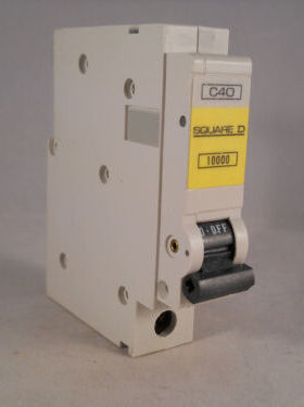 QO140EC10 Square D QOE MCB 40 Amp Single Pole Qwikline Break