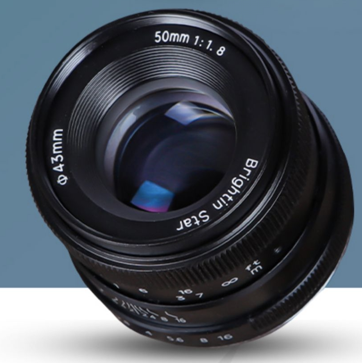星曜50mmf1.8大光圈人像微单镜头适用索尼富士口星耀