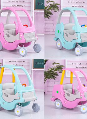 淘气堡幼儿园公主车助力学步车