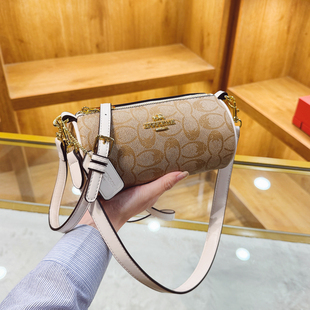 爆款包包女2026春季新款潮高级感小众圆筒小包百搭迷你斜挎手机包