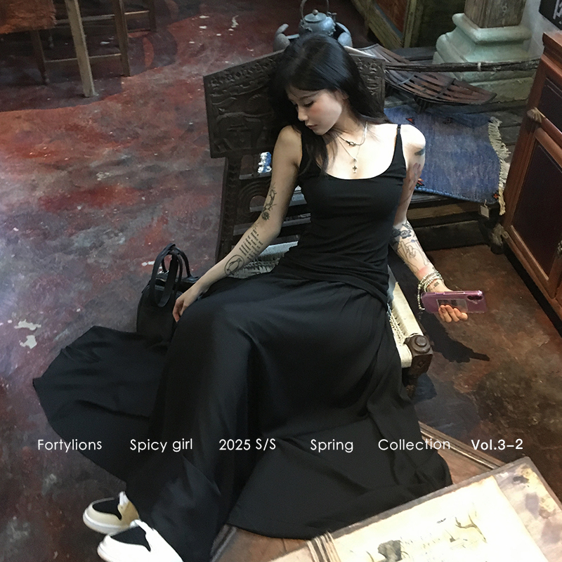 淡人舒适区清冷感裙子