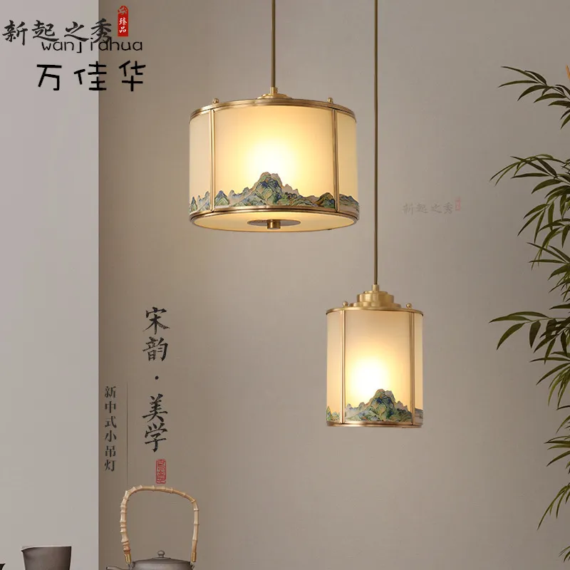 新中式小吊灯床头线型吊灯卧室吧台中古风玄关楼梯灯餐厅吊灯2025,家装灯饰光源,智能吊灯,淘宝优惠券,粉丝福利购,淘宝优惠卷