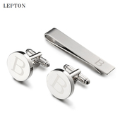 B字母袖 扣领夹套装 法式 cufflinks礼盒装 扣男士 Z英文字母衬衫 袖