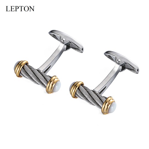 cufflinks男士袖扣贝壳趣味双色