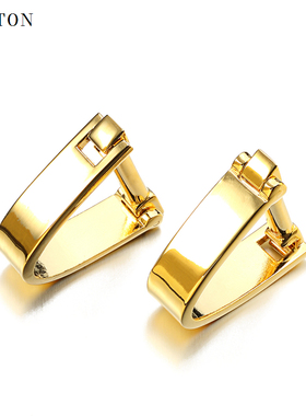 包邮送礼盒时尚U形袖扣袖钉男士个性优雅法式衬衫商务cufflinks