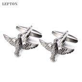 送礼盒趣味袖 cufflinks动物系列商务礼品 法式 扣男鸟袖 扣衬衫