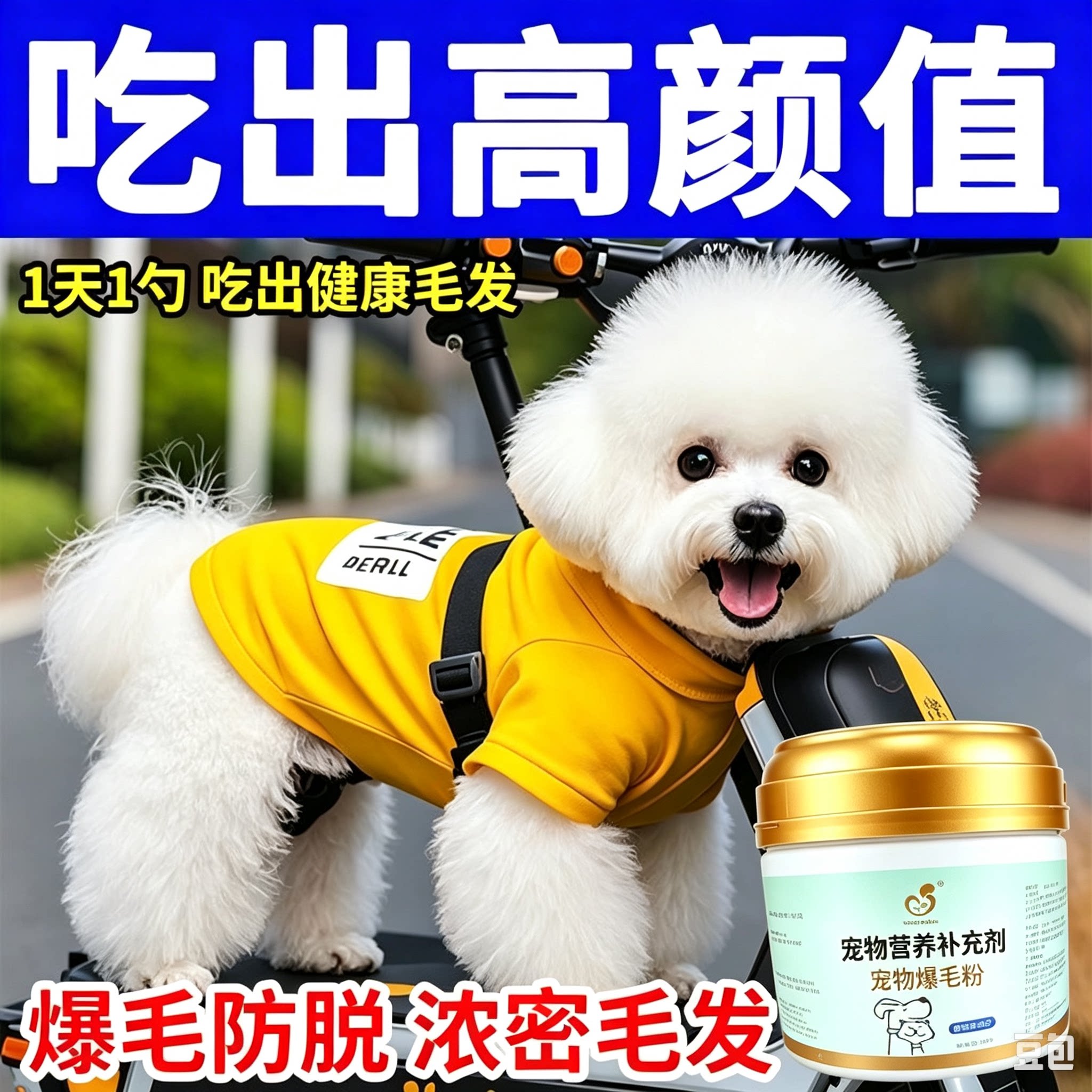 比熊专用爆毛粉狗狗海藻粉毛发粉宠物营养品图片