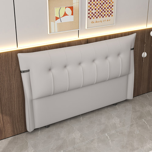 实木超薄落地床头板柏柯心