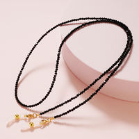 Japanese eyeglass chain necklaces, retro sun eye chain, emerald mask chain, lanyard, women's and men's sunglasses chain thumbnail 2