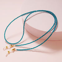 Japanese eyeglass chain necklaces, retro sun eye chain, emerald mask chain, lanyard, women's and men's sunglasses chain thumbnail 7