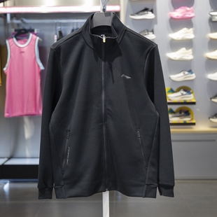 无帽卫衣AWDU173 健身系列运动开衫 李宁外套男子2024秋季 新款